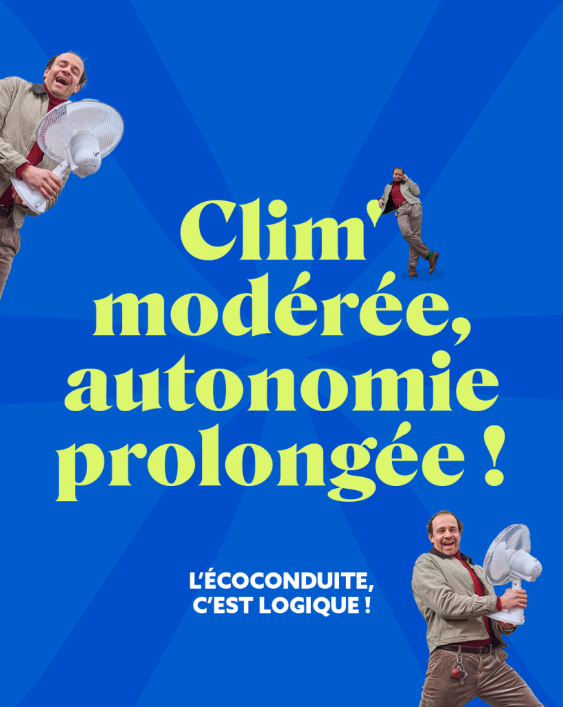 Création d’une affiche pub pour Fondation VINCI Autoroutes, un coorporate accompagné par From Roswell.