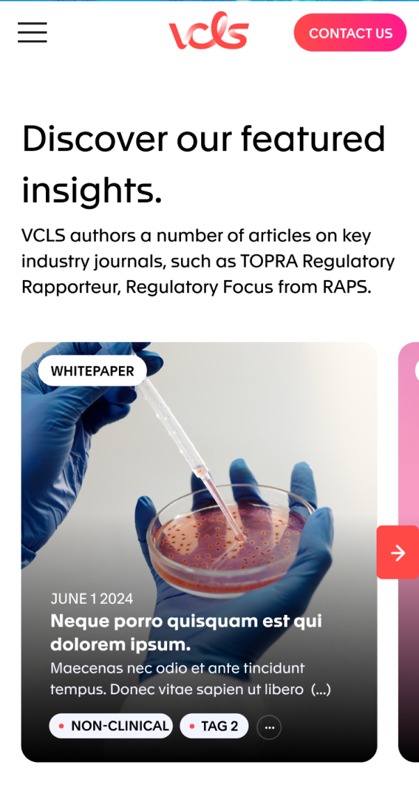 Création d’une site web pour VCLS-Voisin Consulting, un saas accompagné par From Roswell.