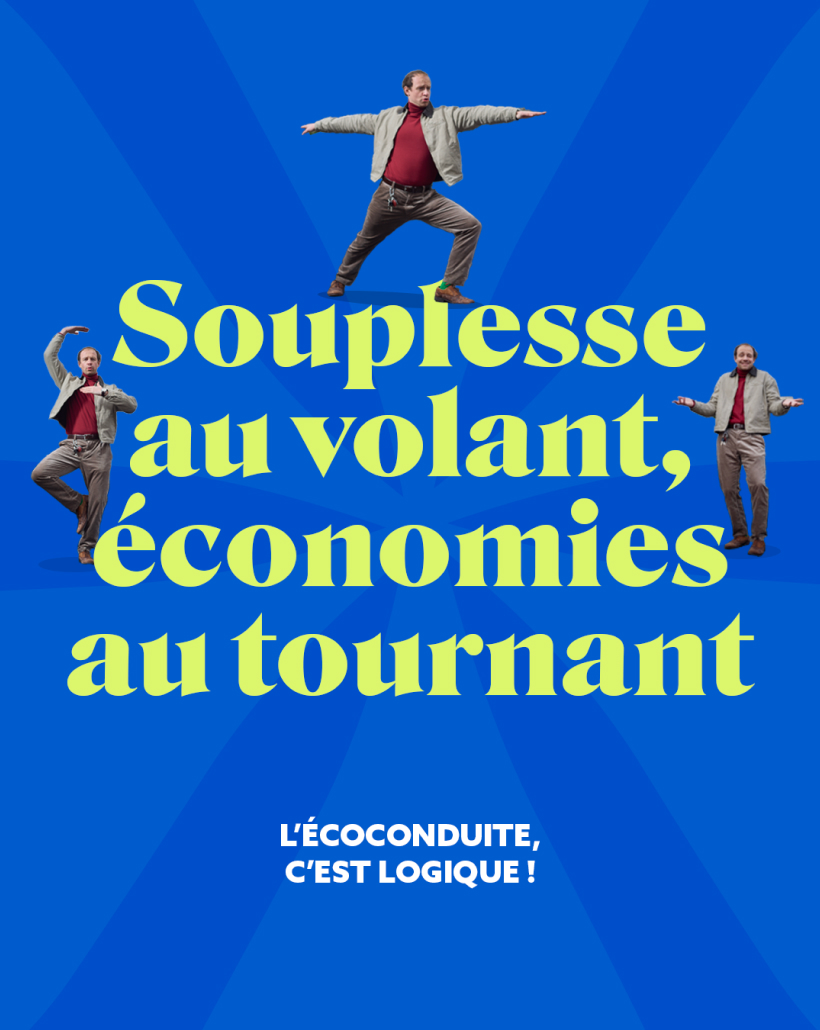 Création d’une affiche pub pour Fondation VINCI Autoroutes, un coorporate accompagné par From Roswell.