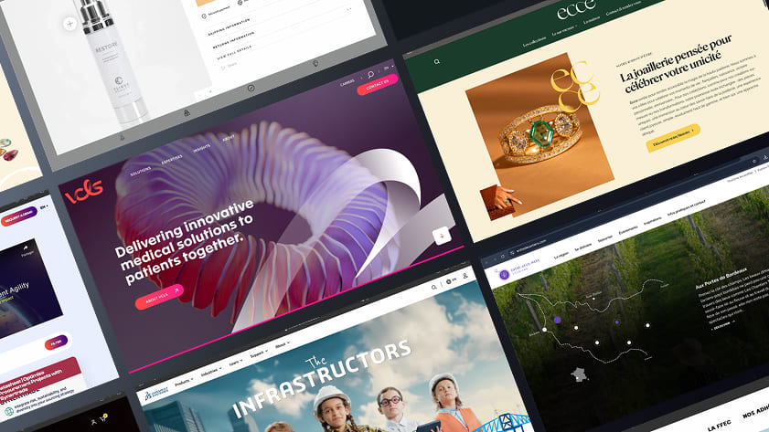 From Roswell remporte 3 projets de refonte de sites web pour Elcimaï, SGD Pharma et Dassault Systèmes, entre branding, UX et stratégie digitale.
