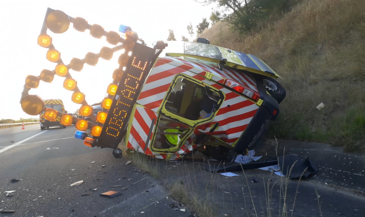 Projet de campagne Homme en jaune réalisé pour Fondation VINCI Autoroutes Prévention – agence pub Paris