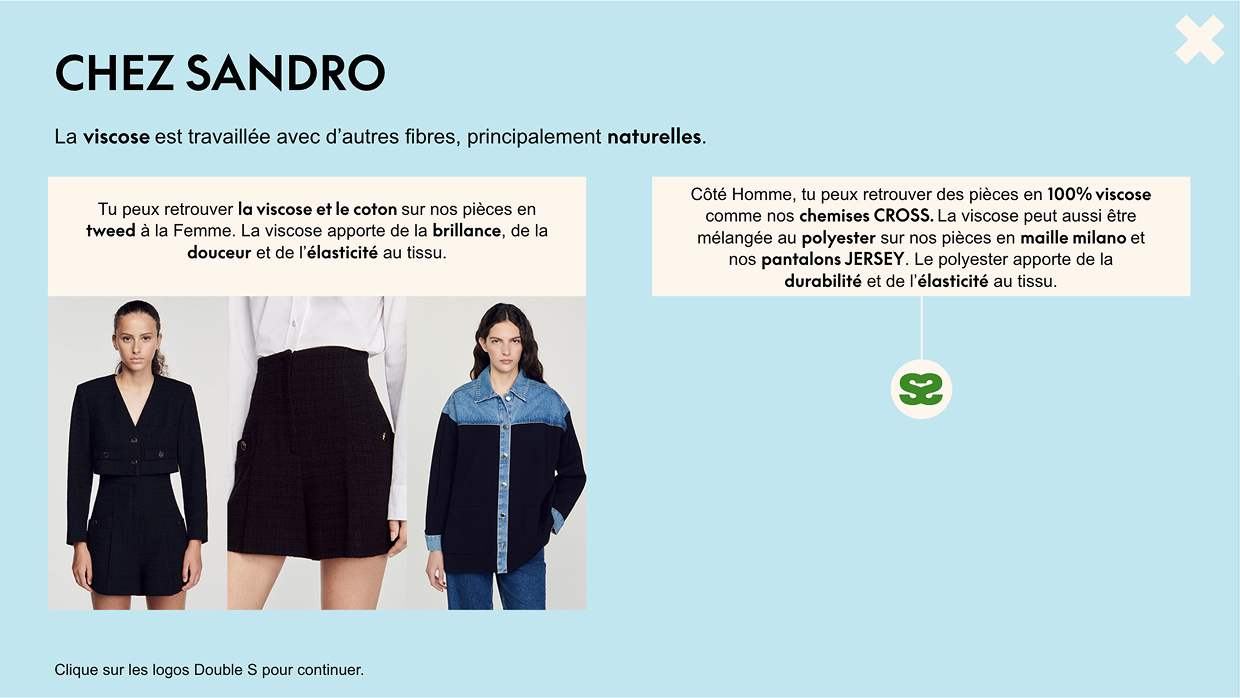 Projet de e-learning réalisé pour Sandro-SMCP-E-learning – agence digitale branding Paris