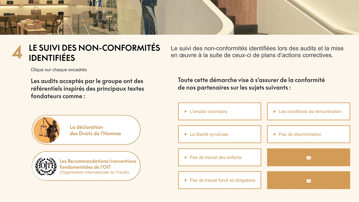 Projet de e-learning réalisé pour Sandro-SMCP-E-learning – agence digitale branding Paris
