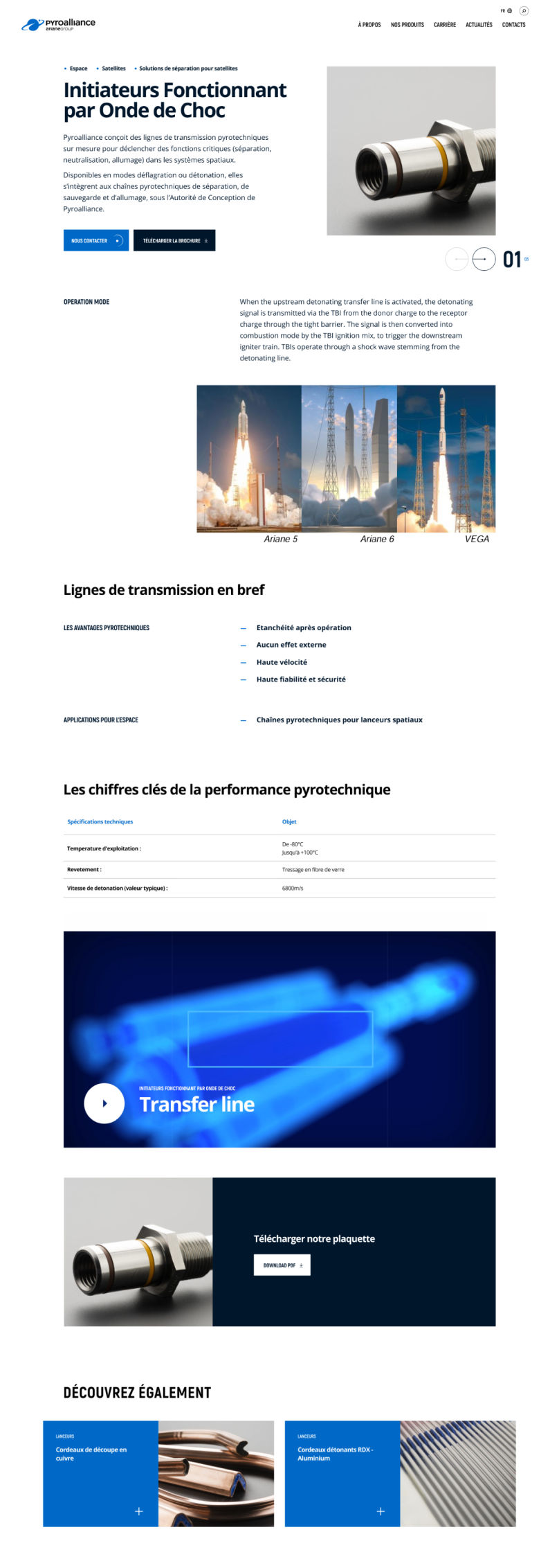 Création du site internet ArianeGroup, un aérospatial accompagné par From Roswell.