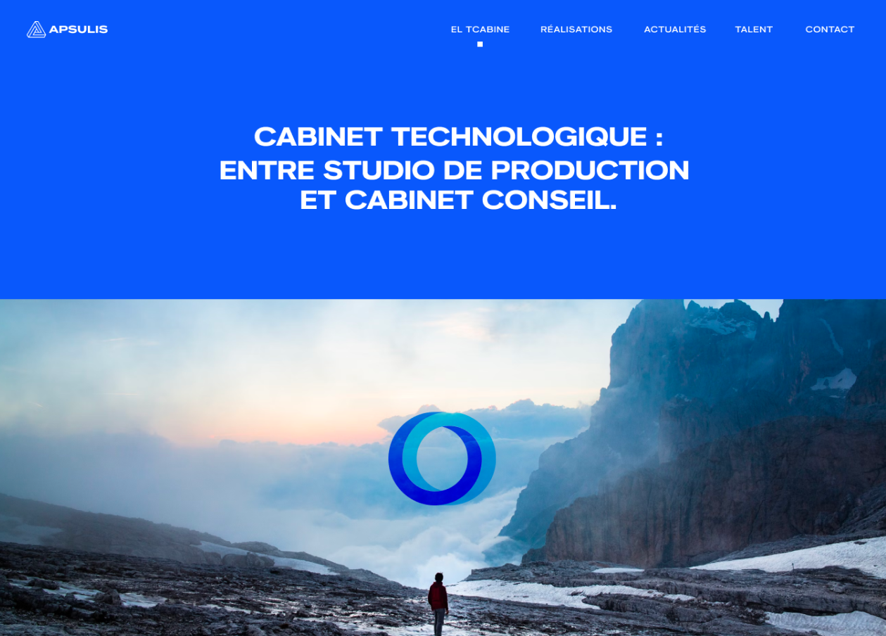 Création d’une site web pour Apsulis, un saas accompagné par From Roswell.