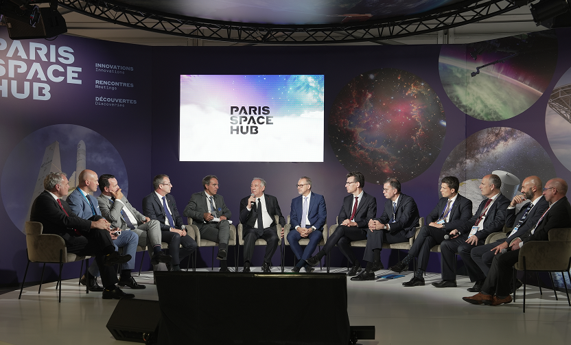 Création d’une photo pour Salon du Bourget X ArianeGroup accompagné par From Roswell.