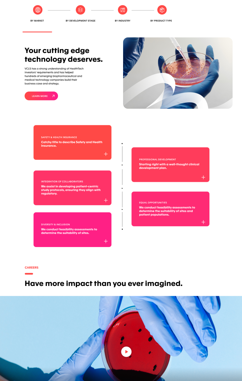 Création d’une site web pour VCLS-Voisin Consulting, un saas accompagné par From Roswell.