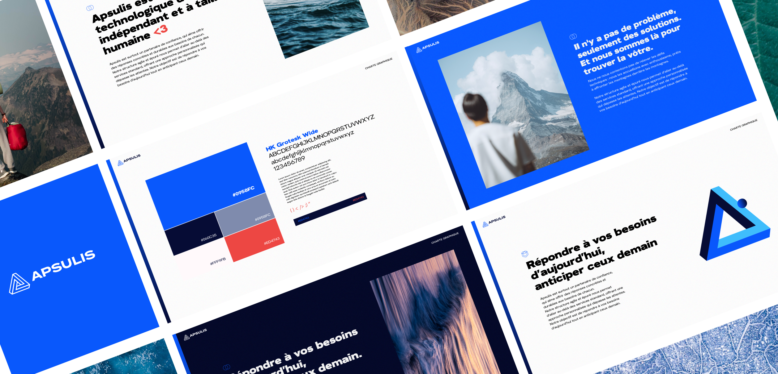 Création d’une charte graphique pour Apsulis, un saas accompagné par From Roswell.