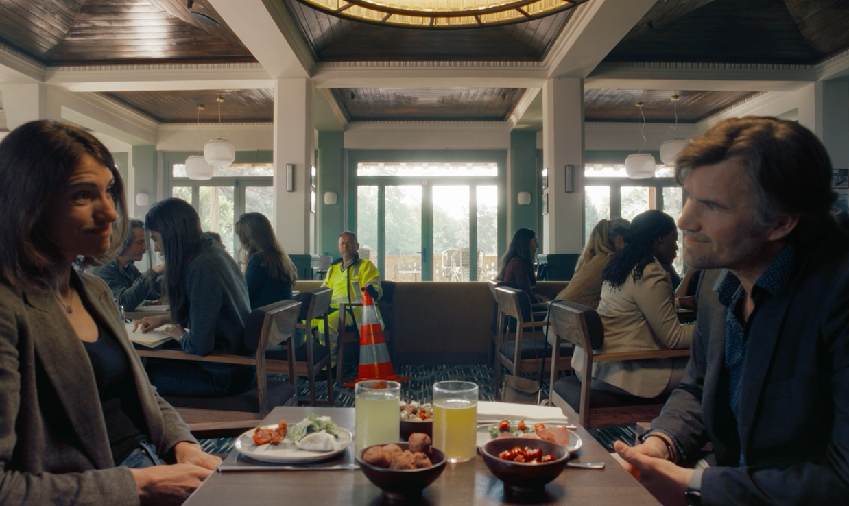 Projet de campagne Homme en jaune réalisé pour Fondation VINCI Autoroutes Prévention – agence pub Paris