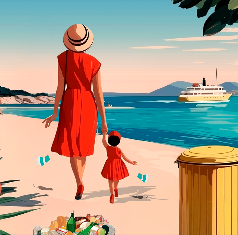 Projet de affiche pub réalisé pour Fondation VINCI Autoroutes – agence pub Paris