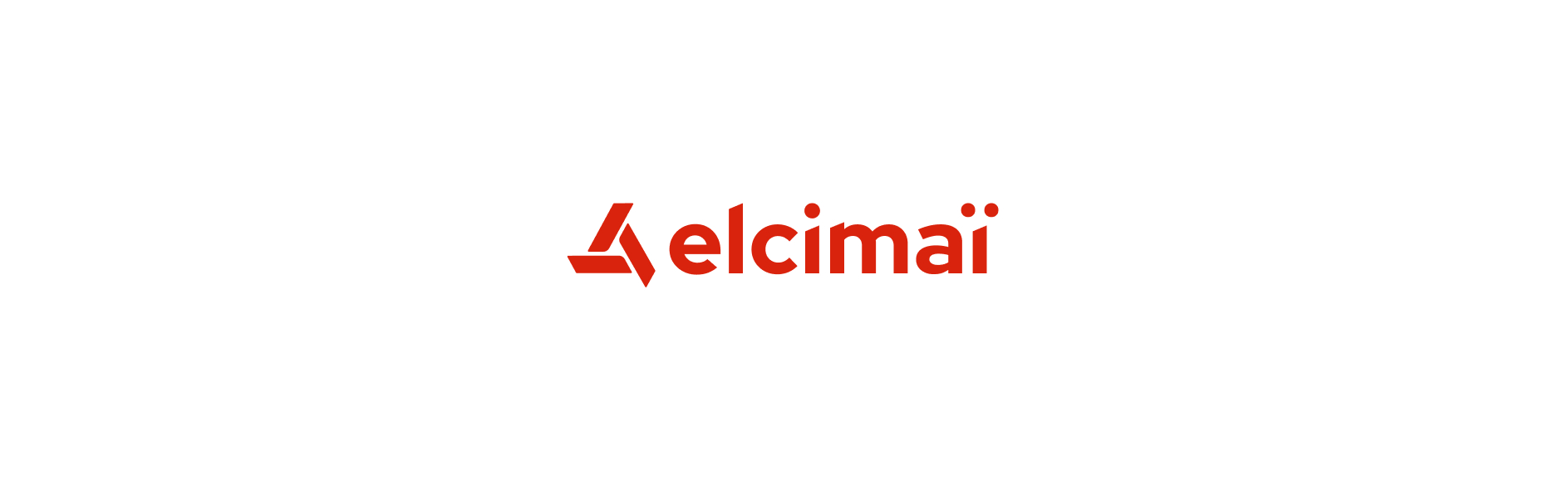 Image représentant le logo "After" d'Elcimai, après retravail de la charte graphique et de l'identité visuelel de la marque 