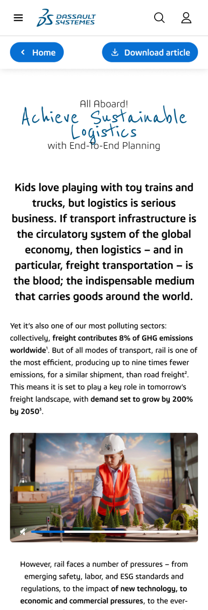 Création d’une site web pour Dassault systèmes, un saas accompagné par From Roswell.