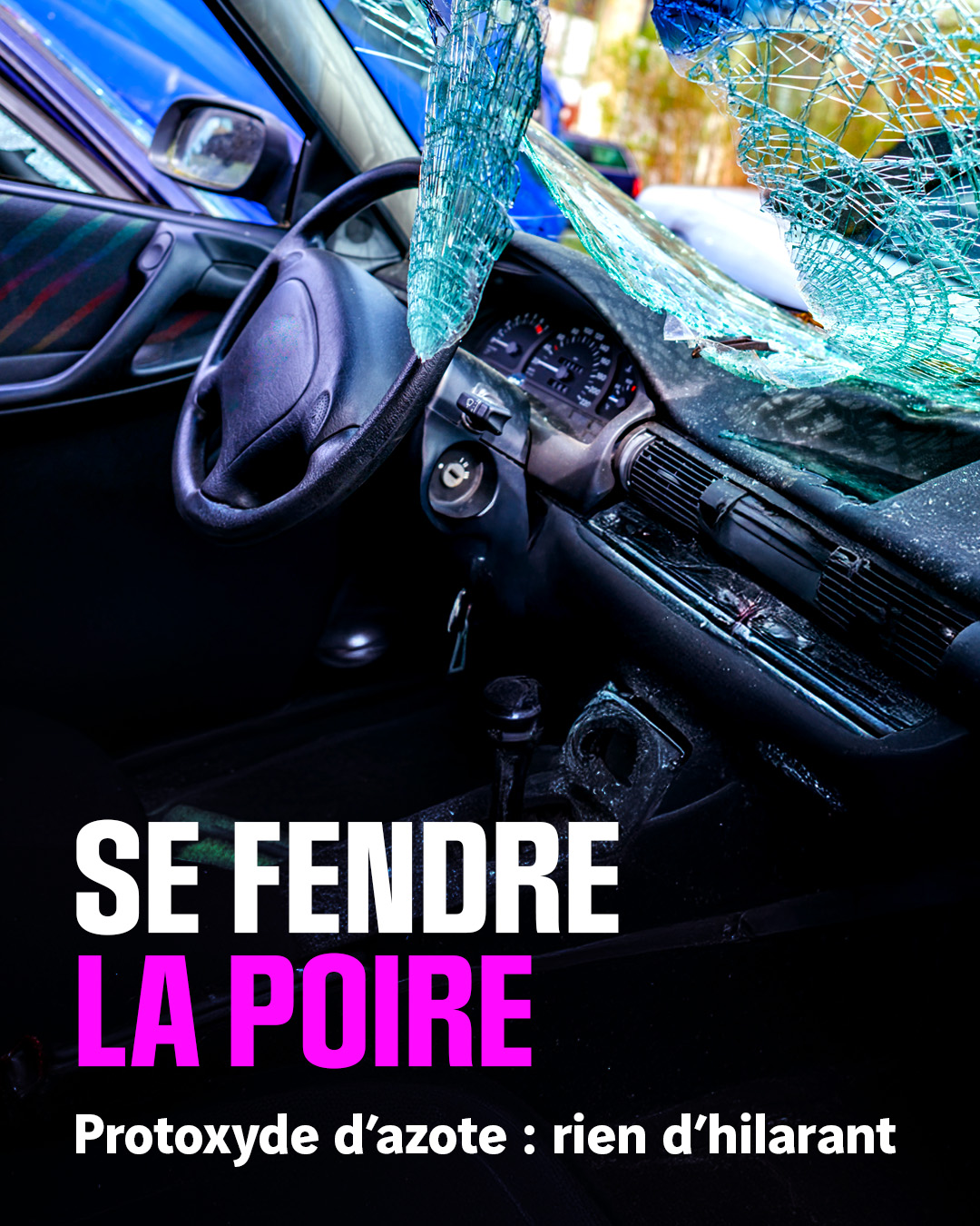 Social média campagne Protoxyde d'azote réalisé pour Fondation VINCI Autoroutes – agence pub Paris